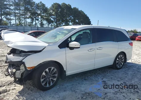 2022 Honda Odyssey Exl из США, поврежденный, VIN 5FNRL6H73NB034963